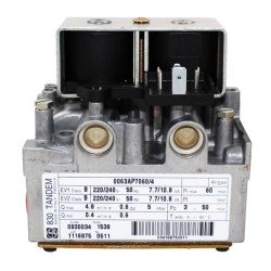 VALVULA DE GAS SIT 830 TANDEM 0063AP7060/4 CODE 0830034 0830040 HORNOS UNOX XG410 QUEMADORES FLAXMER CUPPONE G4/33S GIORIK GF6PE
