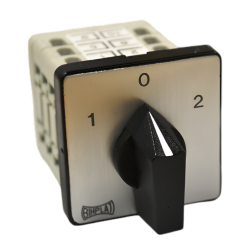 CONMUTADOR BHIPLAT B-212 1-0-2 V25 32A 48x48mm