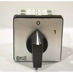 INTERRUPTOR TELERGON BHIPLAT B-202 V16  0-1 20A 3P 48x48mm