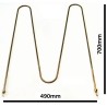 RESISTENCIA PARA CAMARA FERMENTACIÓN GASHOR 750W