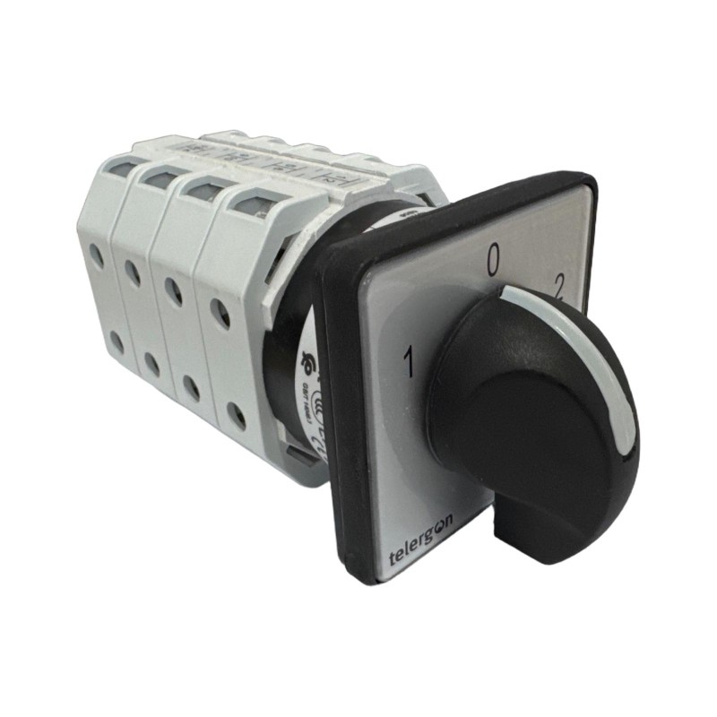T0002500331E1N1 TELERGON CONMUTADOR DAHLANDER 1-0-2 32A T25 64x64mm AMASADORA PEDRO PRAT BHIPLAT B-441
