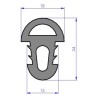 BURLETE Goma puerta horno SALVA LTB4 / LTB5 - SUAKIN SILICONA ALTA TEMPERATURA