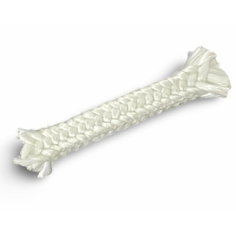 JUNTA FIBRA VIDRIO CUADRADA 12x12mm para sellado de calderas puertas de hornos y todo tipo de sellado de alta temperatura