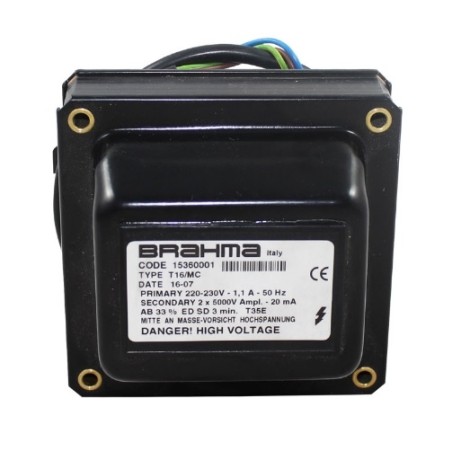 TRANSFORMADOR BRAHMA T16/MC CODE 15360001 QUEMADOR FLAXMER LE 8
