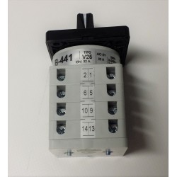 CONMUTADOR DAHLANDER B-441 B00441V25EFNPS TELERGON BHIPLAT 32A V25