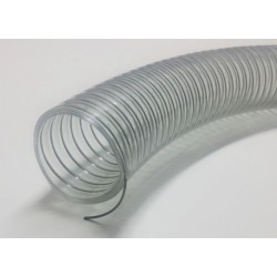 MANGUERA SILO HARINA PVC Ø50mm ESPIRAL DE ACERO RYLASPIR