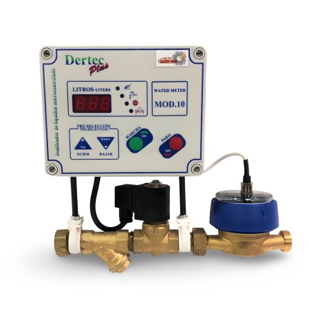CUENTA LITROS AGUA DOSIFICADOR DE AGUA APEIPAM PARA PANADERIA PASTELERIA DERTEC PLUS 10