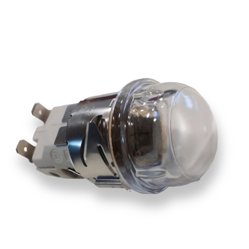 PORTALÁMPARAS PARA HORNO CON CRISTAL DE PROTECCIÓN 300ºC UNOX, FM, RMG, CONBEQ, DOBRA, SMEG, BESTFOR, UNINSA...