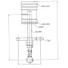 PISTON PARA PESADORA DIVISORA SUBAL COMPACT ANTIGUA CSMCOMPACT ANTIGUA Ø110mm EJE LARGO