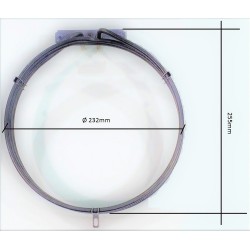 Resistencia horno SMEG 2660W Alfa135BM, Alfa135GH, Alfa135VM, Alfa135XM, Alfa161X, FOEM RFT844, RFT844B, RFT84