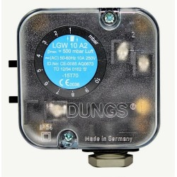 PRESOSTATO DUNGS QUEMADOR FLAXMER QUEMADOR CREMAX LGW 10 A2 REGULACIÓN 1 A 10Mbar