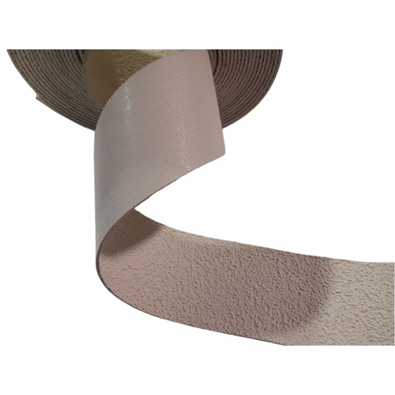 CINTA ARRUGADA PARA FORRAR RODILLOS PARA EL ARRASTRE DE LA LONA 50x1,5mm SUBAL, MAPANVA, CSM, BONGAR