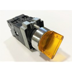 SELECTOR LUMINOSO AMBAR 3 POSICIONES INTERRUPTOR PESADORA DIVISORA AMASADORA HORNO REFINADORA
