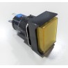 PULSADOR CON ENCLAVAMIENTO - 1NA + 1NC - AMARILLO 230V