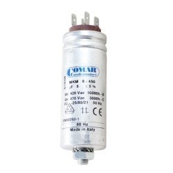 CONDENSADOR ALTERNA 450VAC 8uF COMAR