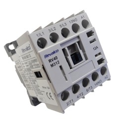 MINICONTACTOR REVALCO 12A 3P+N/O 24VAC