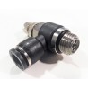 REGULADOR CAUDAL 1/4" Ø8 UNIDIRECCIONAL ORIENTABLE