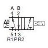 ELECTROVÁLVULA MINDMAN 1/4" 5 VIAS MONOESTABLE 230Vac