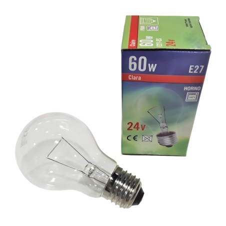 LÁMPARA HORNO 60W 300ºC E27 24VAC
