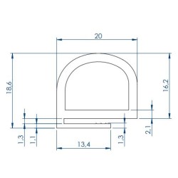 GOMA PARA PUERTA HORNO TERMOPAN