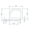 GOMA PARA PUERTA HORNO TERMOPAN