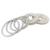KIT RETENCIÓN PISTÓN PESADORA Ø130x8mm BLANCO