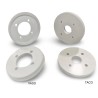 KIT RETENCIÓN PISTÓN PESADORA Ø130x8mm BLANCO