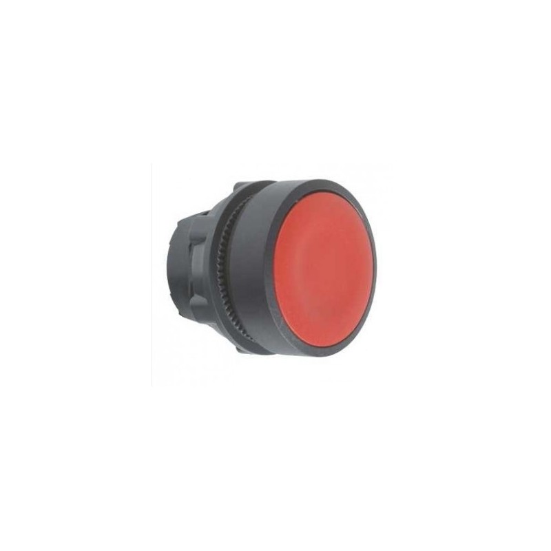 CABEZA PULSADOR RASANTE ROJO TELEMECANIQUE ZB5AA432 CAMARA REPOSO