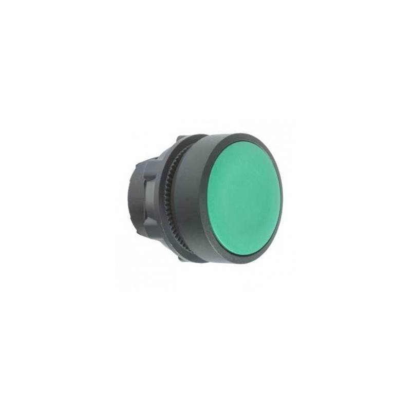 CABEZA PULSADOR RASANTE VERDE TELEMECANIQUE ZB5AA3 CAMARA REPOSO