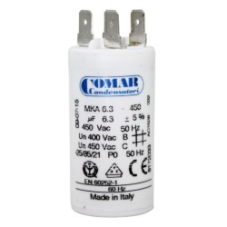 CONDENSADOR ALTERNA 450V 6,3uF