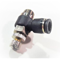 REGULADOR CAUDAL 1/8" Ø8 UNIDIRECCIONAL ORIENTABLE