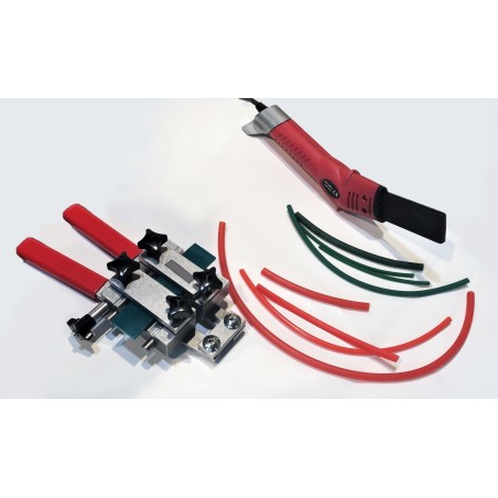 KIT SOLDADOR CORDONES Y CORREAS TERMOSOLDABLES (SOLDADOR + PINZA + ACCESORIOS)
