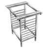 SOPORTE MESA PARA HORNO UNOX ROMAG RMG FM EKA TECNODOM CONBEQ DOBRA SALVA BESTFOR SMEG FIMOR ACERO INOXIDABLE H900 430x340 / 480