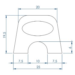 GOMA PUERTA HORNO MONDIAL FORNI