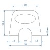 GOMA PUERTA HORNO MONDIAL FORNI
