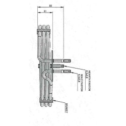 RESISTENCIA 3000W HORNO CONBEQ AGATHA-C NO TRAYS  VENIX T04MIS