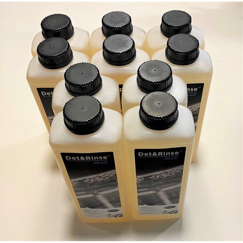 DETERGENTE HORNO UNOX DET&RINSE PLUS PACK 10x1L DB1050