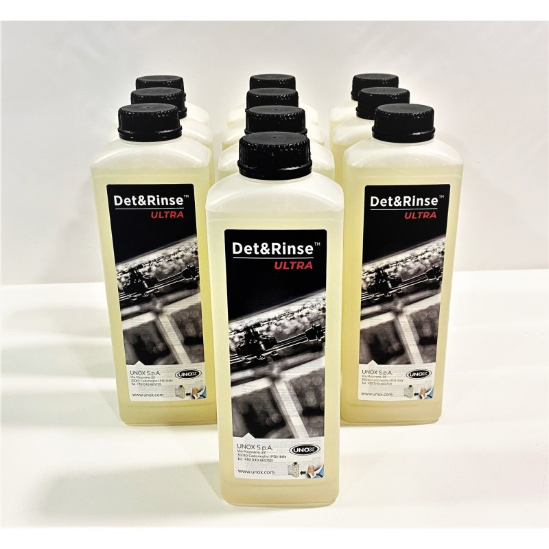 DETERGENTE HORNO UNOX DET&RINSE ULTRA PACK 10x1L DB1050A0