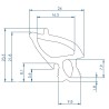 GOMA PARA PUERTA HORNO LAINOX RATIONAL