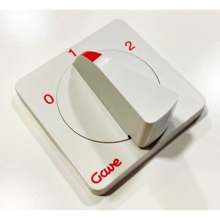 CARATULA 0-1-2 CONMUTADOR GAVE A-6803100 64x64mm