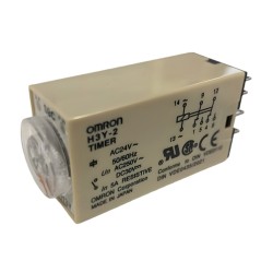 TEMPORIZADOR OMRON H3Y-2 MULTIRANGO 0 a 30s 24VAC / 24VDC / 240VAC