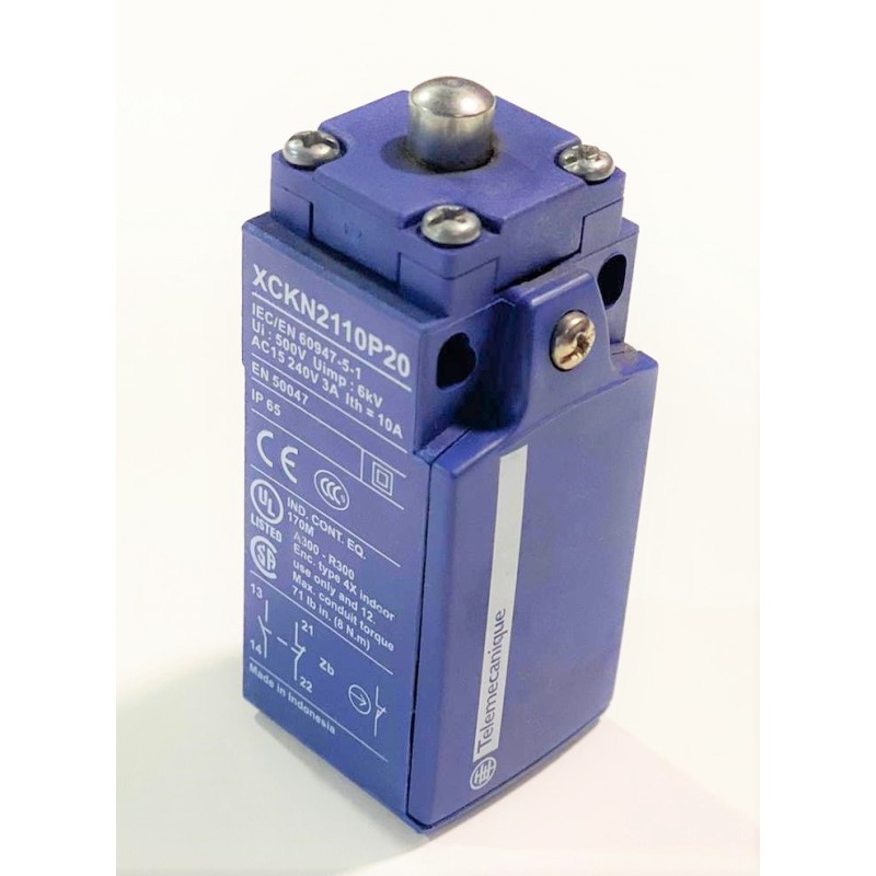 MICROINTERRUPTOR TELEMECANIQUE XCKN2110P20 PROTECCIONES AMASADORAS REFINADORAS PESADORAS CORTADORAS DE PAN RUBHIMA CPP43