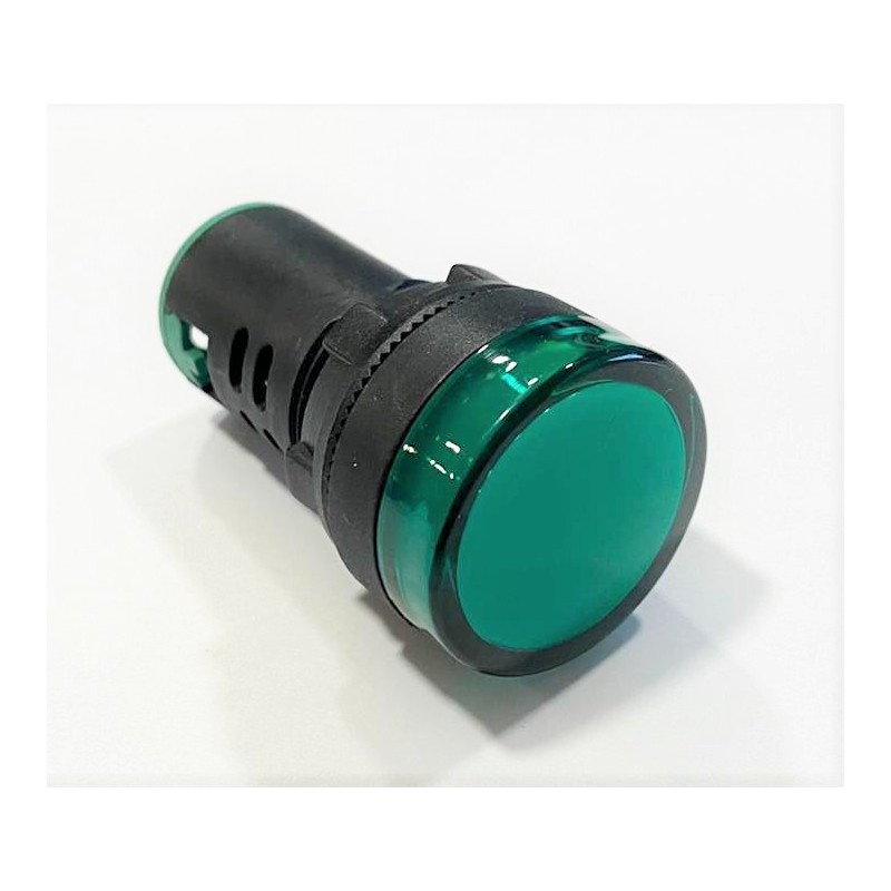 INDICADOR LED VERDE PILOTO SEÑALIZACION FORMADORAS, CAMARAS DE REPOSO, REFINADORAS,  SUBAL, CSM, MENDOZA, PEDRO PRAT, SALVA REVE