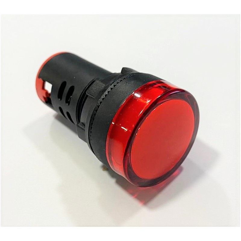 INDICADOR LED ROJO PILOTO SEÑALIZACION FORMADORAS, CAMARAS DE REPOSO, REFINADORAS,  SUBAL, CSM, MENDOZA, PEDRO PRAT, SALVA REVEN