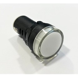 INDICADOR LED BLANCO Ø22MM 24V / 230Vac / 380Vac