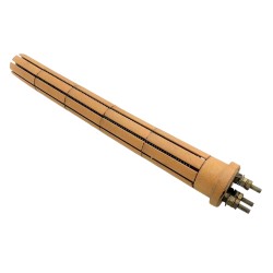 RESISTENCIA CERÁMICA Ø30x270 230VAC III 1500W RESISTENCIA FERMENTADORA HORNO PANADERIA PASTELERIA SALVA