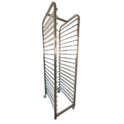 CARRO BANDEJERO 60x40 ACERO INOXIDABLE