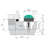 MANILLA PUERTA CÁMARA FERMENTACIÓN SALVA SATURNINO DE LA OLIVA SUBAL F-921 A