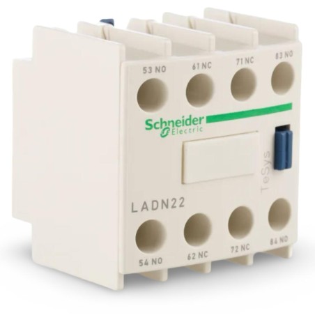 SCHNEIDER LAND22 BLOQUE 4 CONTACTOS 2N/0 2N/C