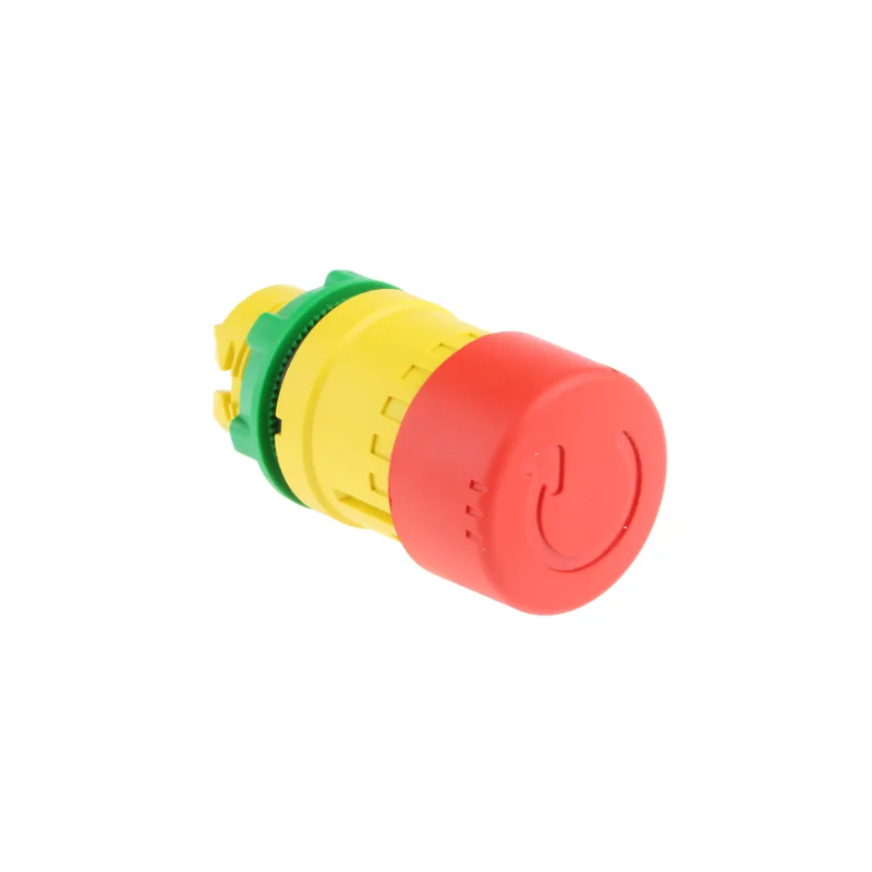 CABEZA PARO DE EMERGENCIA SCHENEIDER ZB5AS834 CARRIL Ø30mm CON ENCLAVAMIENTO